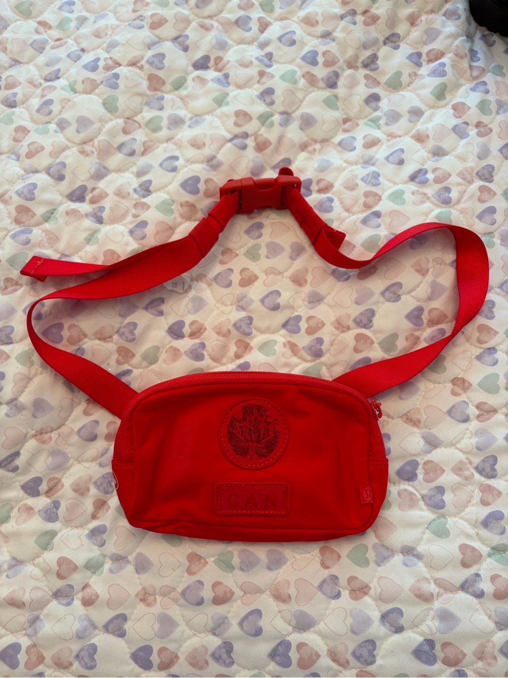 lululemon athletica Red Crossbody/Fanny Pack